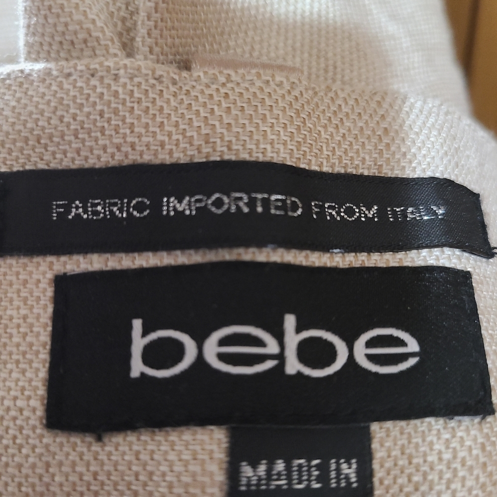 Bebe Linen/spandex slacks - Picture 5 of 6